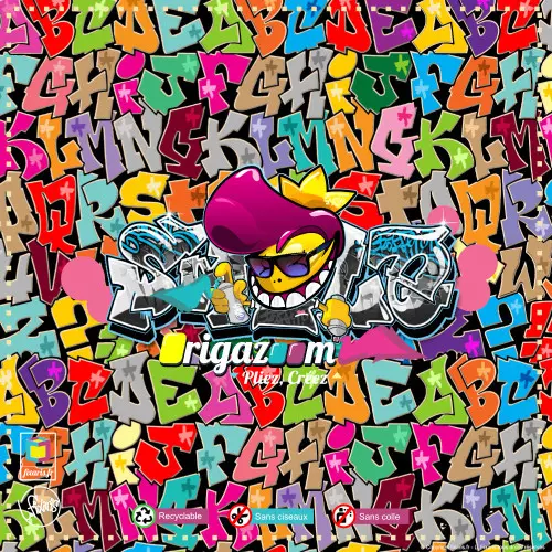 Toile graffiti Smile 22