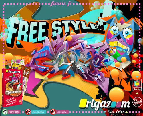 Toile graffiti Free Style 04