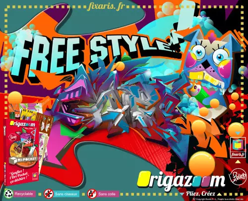 Toile graffiti Free Style 07