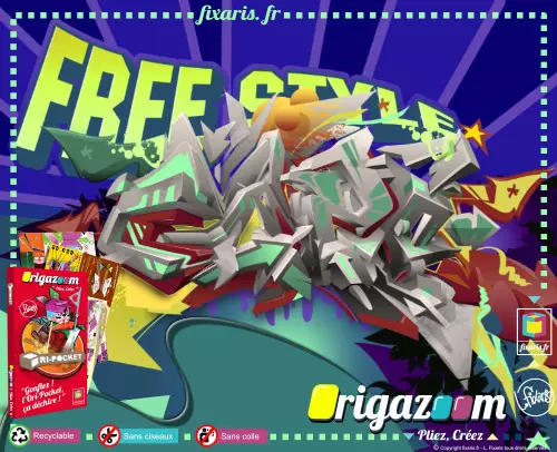 Toile graffiti Free Style 19