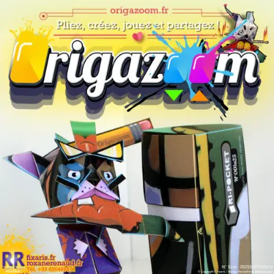 Origami, graffiti et Origazoom 15