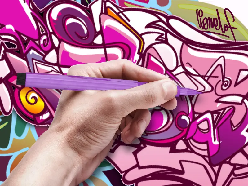 Alphabets graffiti